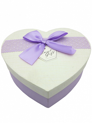 Подарочная коробка Сердце 19,5 х 15,5