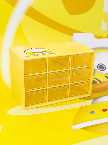Система хранения Nomo Duck 3 уровня горизонтальная желтая