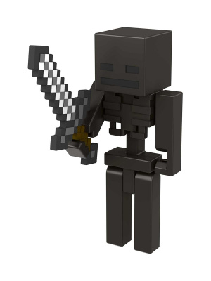 Фигурка Майнкрафт Скелет Minecraft серия Портал 8,5 см, 1шт.